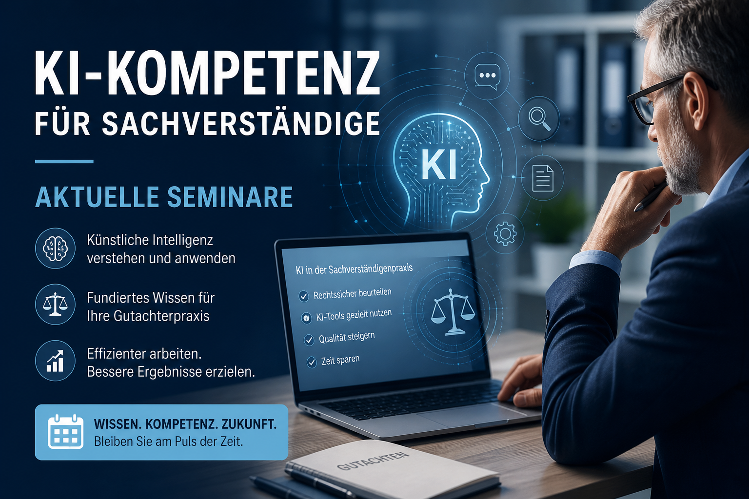 KI-Kompetenz für Sachverständige: Aktuelle Seminare