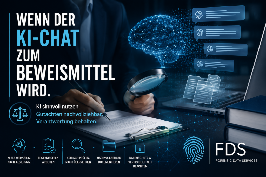 Wenn der KI-Chat zum Beweismittel bei Gericht wird